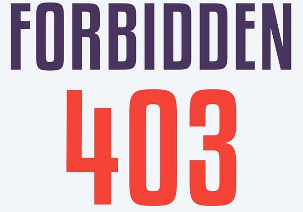 403 Forbidden Error