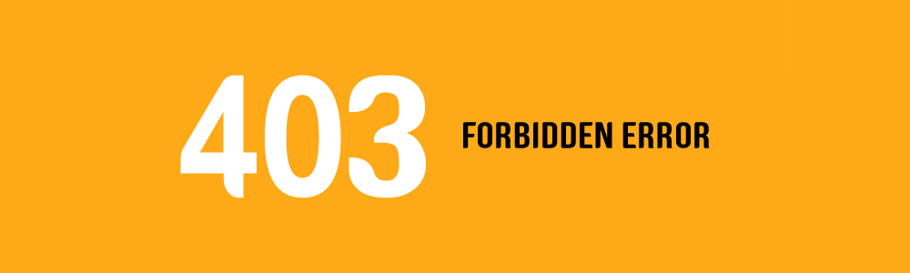 HTTP 403 Forbidden Error