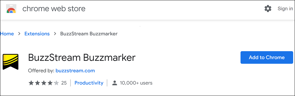 Buzzstream Google Chrome Extension