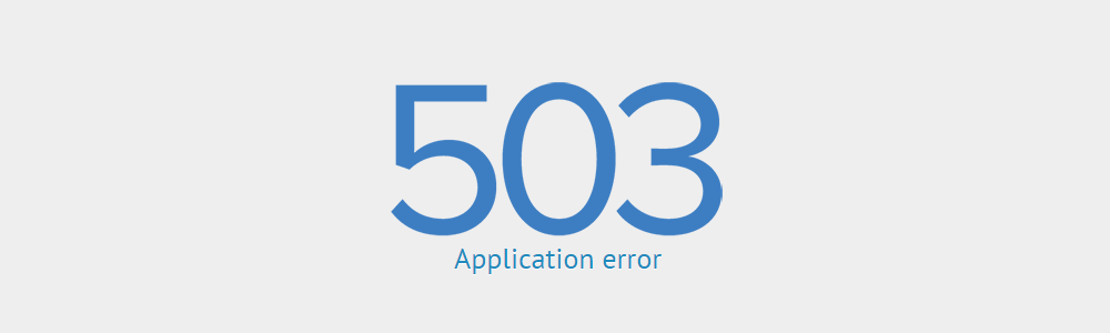503 HTTP Status