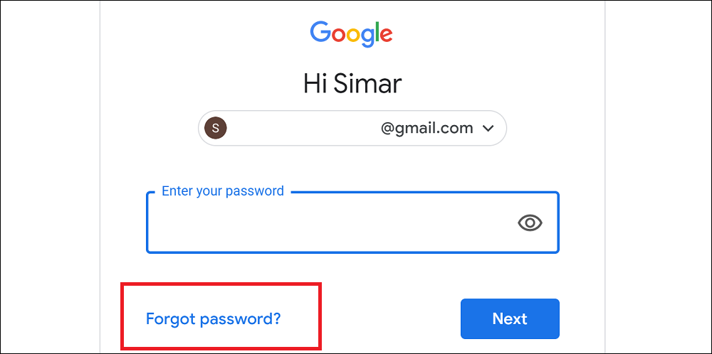 Forgot Password