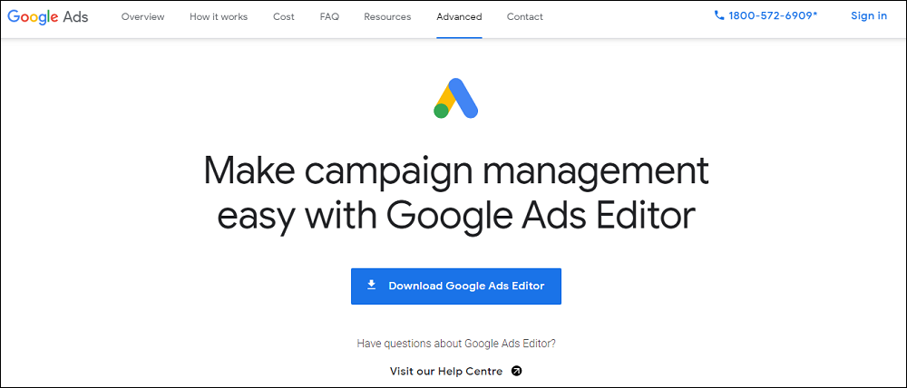 Google Ads Editor