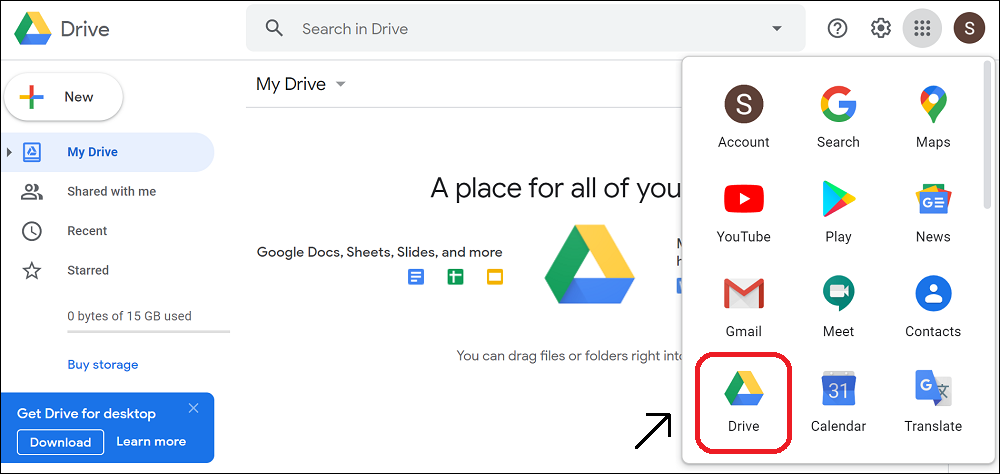 Google Drive Grid