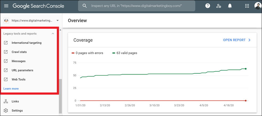 Legacy Tools and Reports