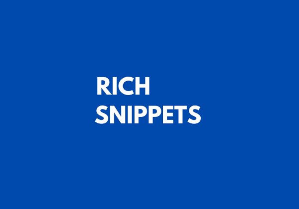 Rich Snippets