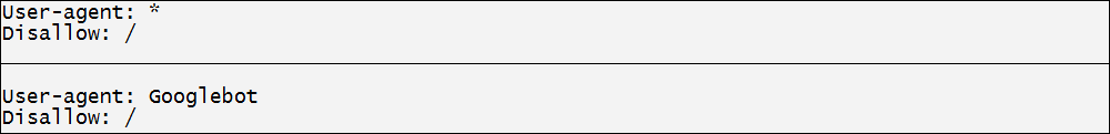 Robots.txt Codes