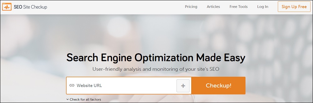 SEO Site Checkup Tool